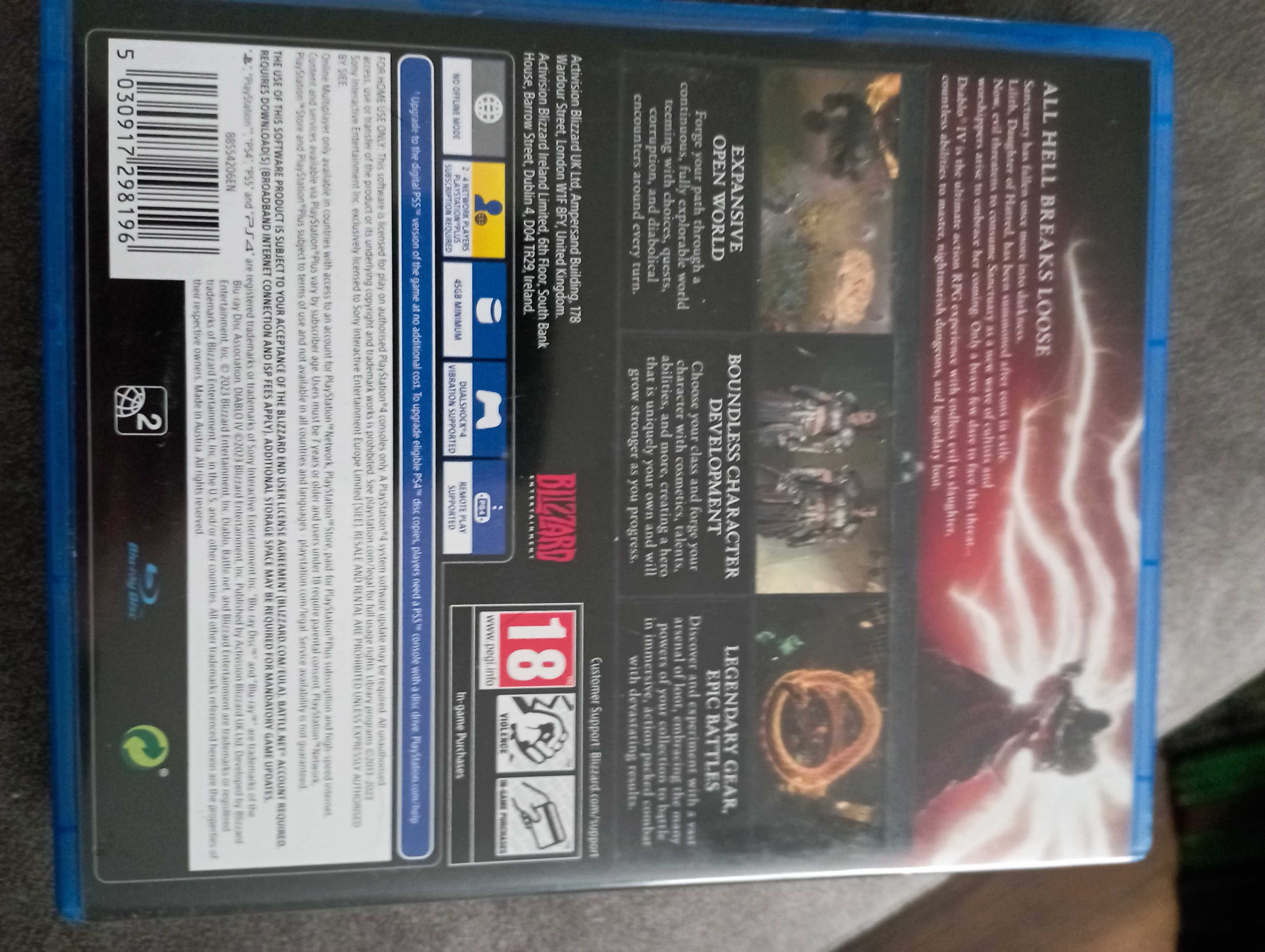 Игра Diablo IV ps 4