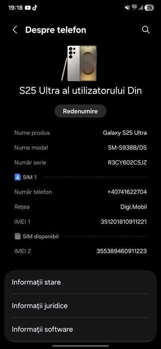 Samsung S25 ultra 512 GB