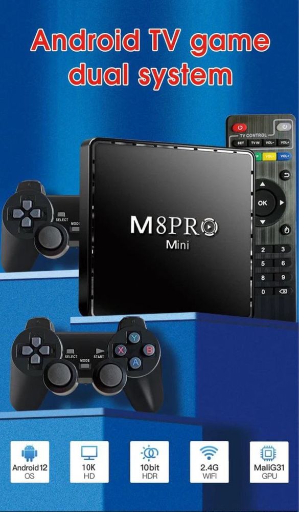 Game Box M8 Pro HD Android TV