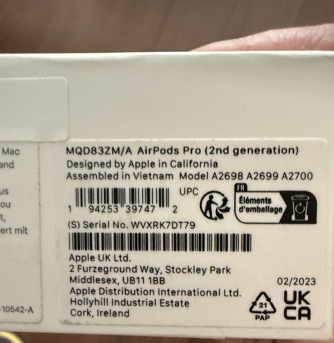 Casti Apple AirPods Pro 2