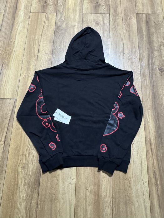 НОВО! Sp5der Beluga Hoodie Black/Red суичер