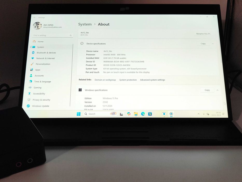 GEEKOM Air12 Lite Mini PC Intel Processor Twin Lake N150