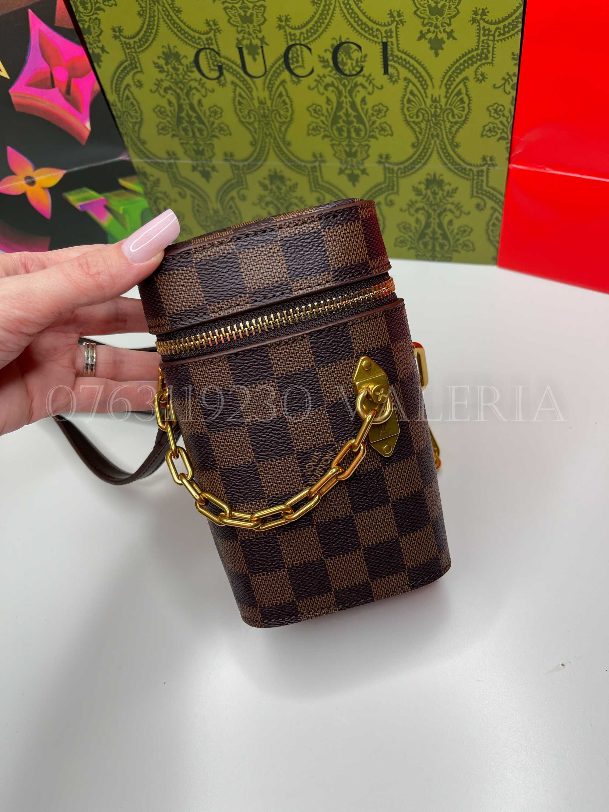 Geanta pentru Telefon Louis Vuitton - Phone Box Damier