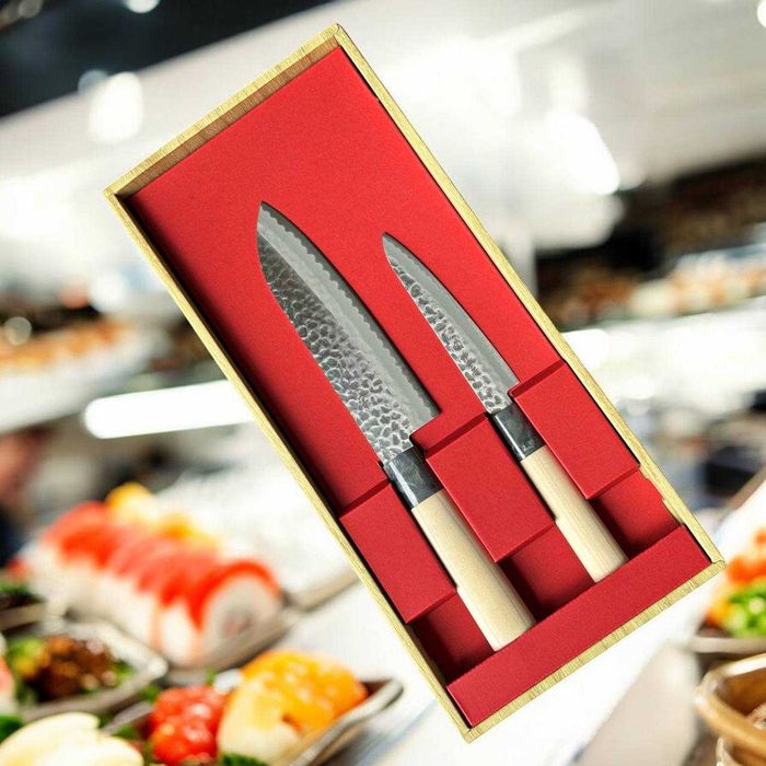 Set 2 Cutite de Bucatarie Japoneze Santoku & Petty
