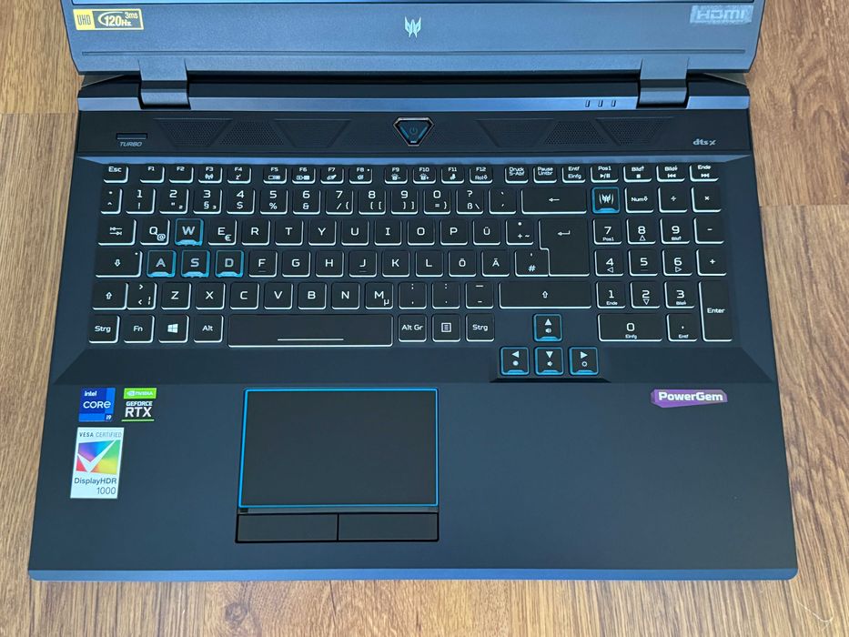 17.3 4K 120Hz i9-11980HK Acer Predator Helios 500 Nvidia RTX 3080 16GB