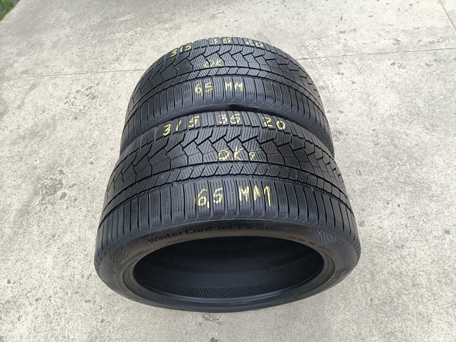 Doua anvelope iarna 315 35 20 continental wintercontact TS 860S 6,5 mm