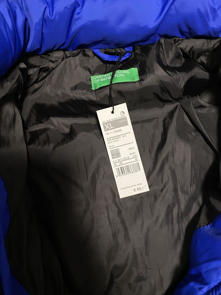 Benetton чисто ново яке/парка за момче, р-р 10-11г, XL