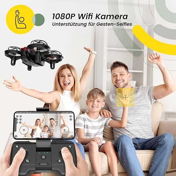 Mini dronă Holy Stone HS420 cu cameră reglabilă HD 1080P