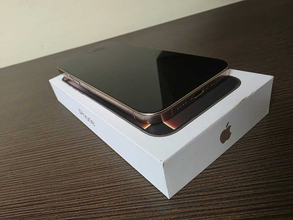 iPhone 16 pro max desert titanium 512GB cutie factura