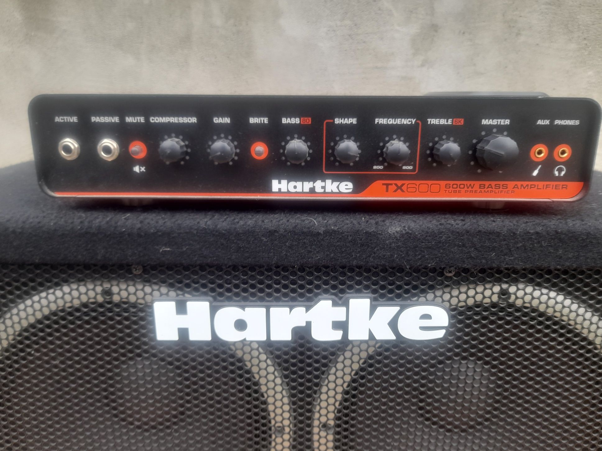 stack chitara  bass Hartke