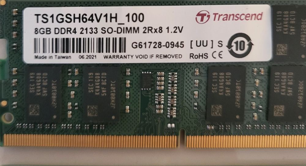 Memorii RAM sau kit-uri 4GB sau 8GB/So-dimm, DDR4 2133mhz - Noi