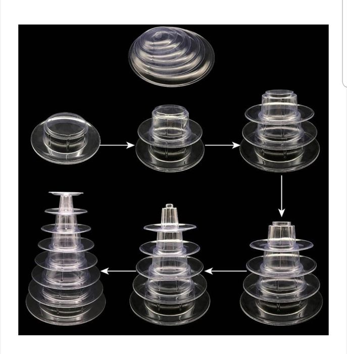 Etajera suport macarons 10 nivele