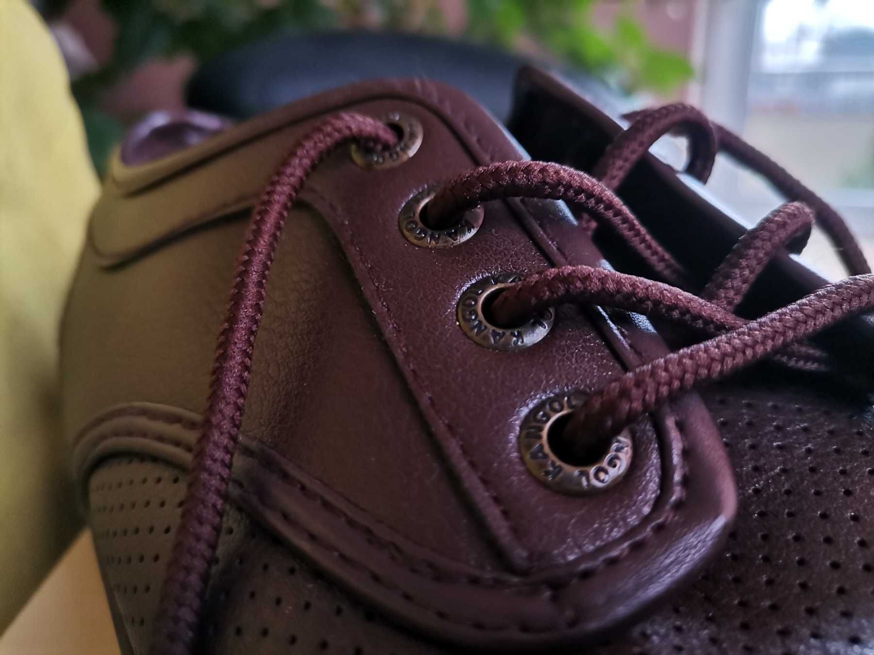 Нови спортно-елегантни обувки KANGOL (42 номер) + подарък портфейл!