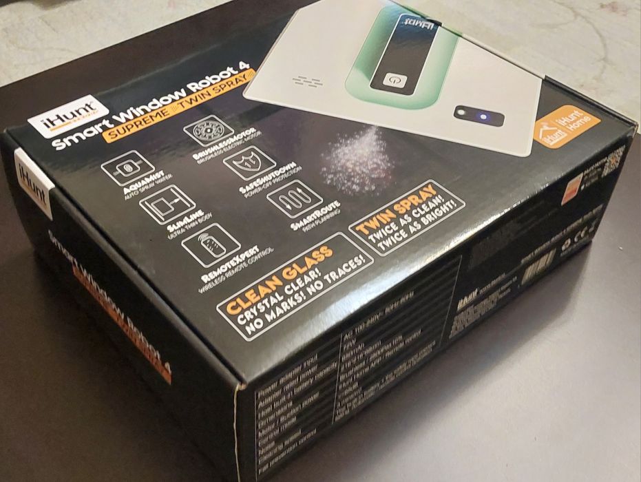 Robot curatare geamuri iHunt Smart Window 4 SUPREME Twin Spray