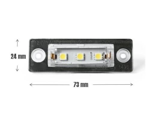 Set lampa numar tuning VE Caddy, 20 cu 2 usi; Caddy III/Life, 202015; Golf V Plus, Jetta, Passat, 202005 Sedan; Passat, 20 combi; Touran 20; Transporter/Multivan, T5 si T6, Skoda Superb, 202008, LED
