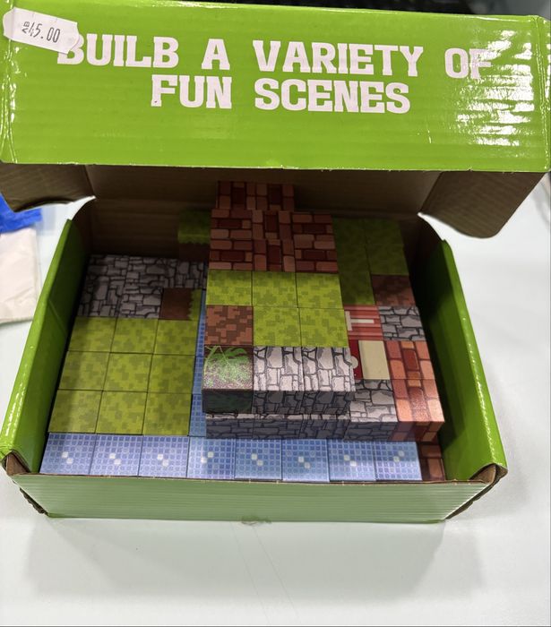 Майнкрафт магнитни блокчета , раничка на Стич