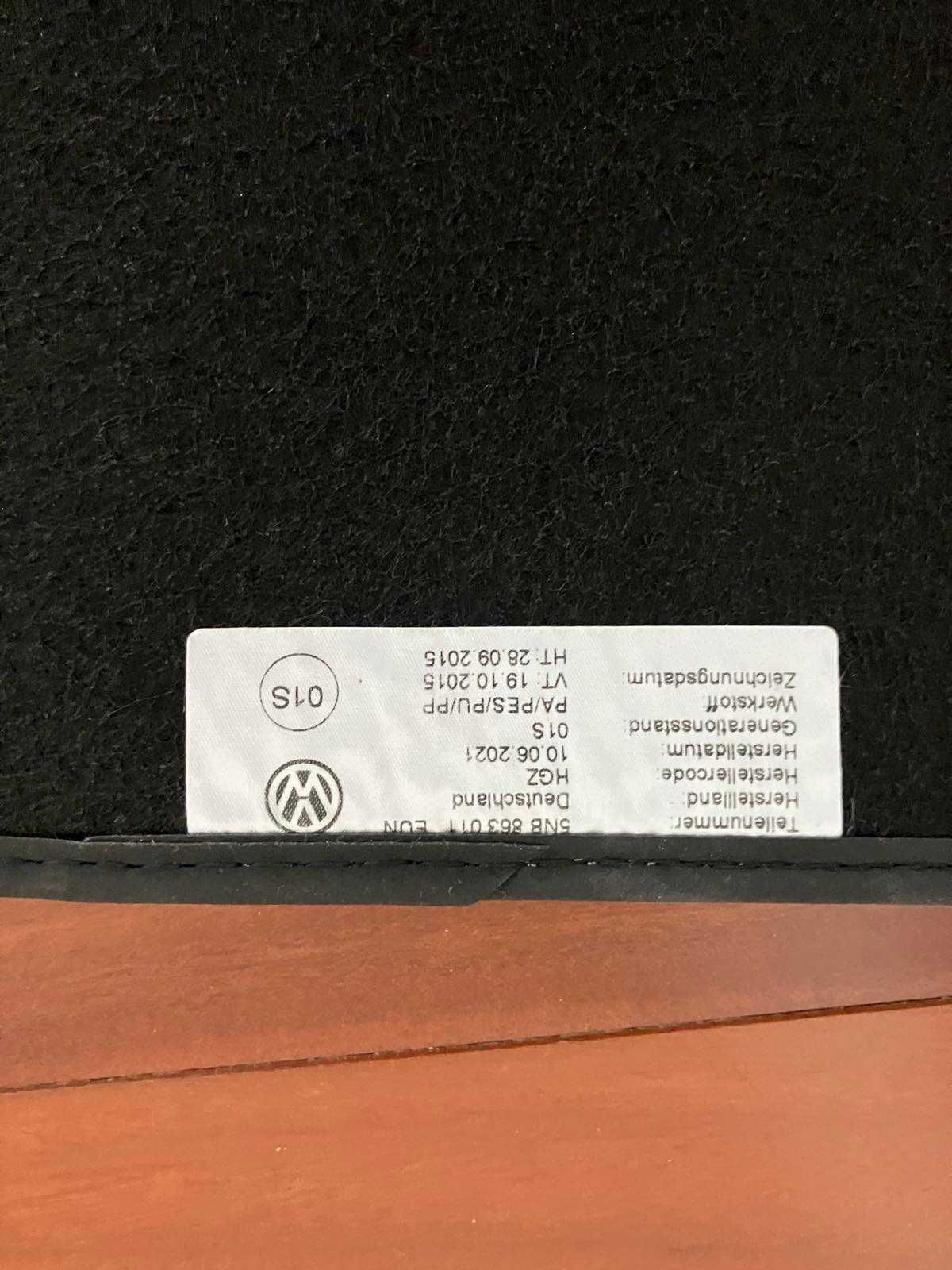 Оригинални мокетни стелки+ гумена стелка за багажник VW Tiguan (2021+)