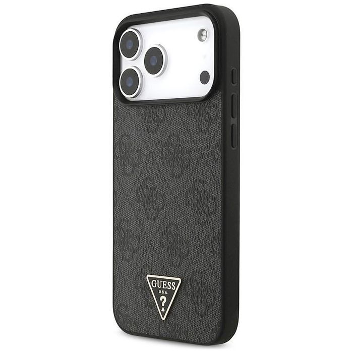 Guess - hardcase 4g triangle logo magsafe with cord strap (guhmp17lp4t