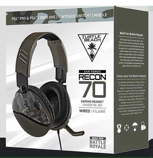 Vand Căști Gaming TURTLE BEACH Recon 70 Camo, multiplatforma, 3.5mm