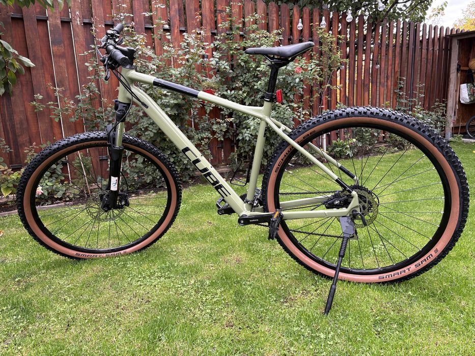 Bicicleta Cube Aim Race Olive 2024,roti 29, cadru Xl, stare f buna