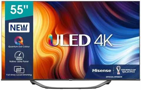 Телевизор Hisense Vidaa платформа Smart Tv 55A6N UHD +подарок кронштен