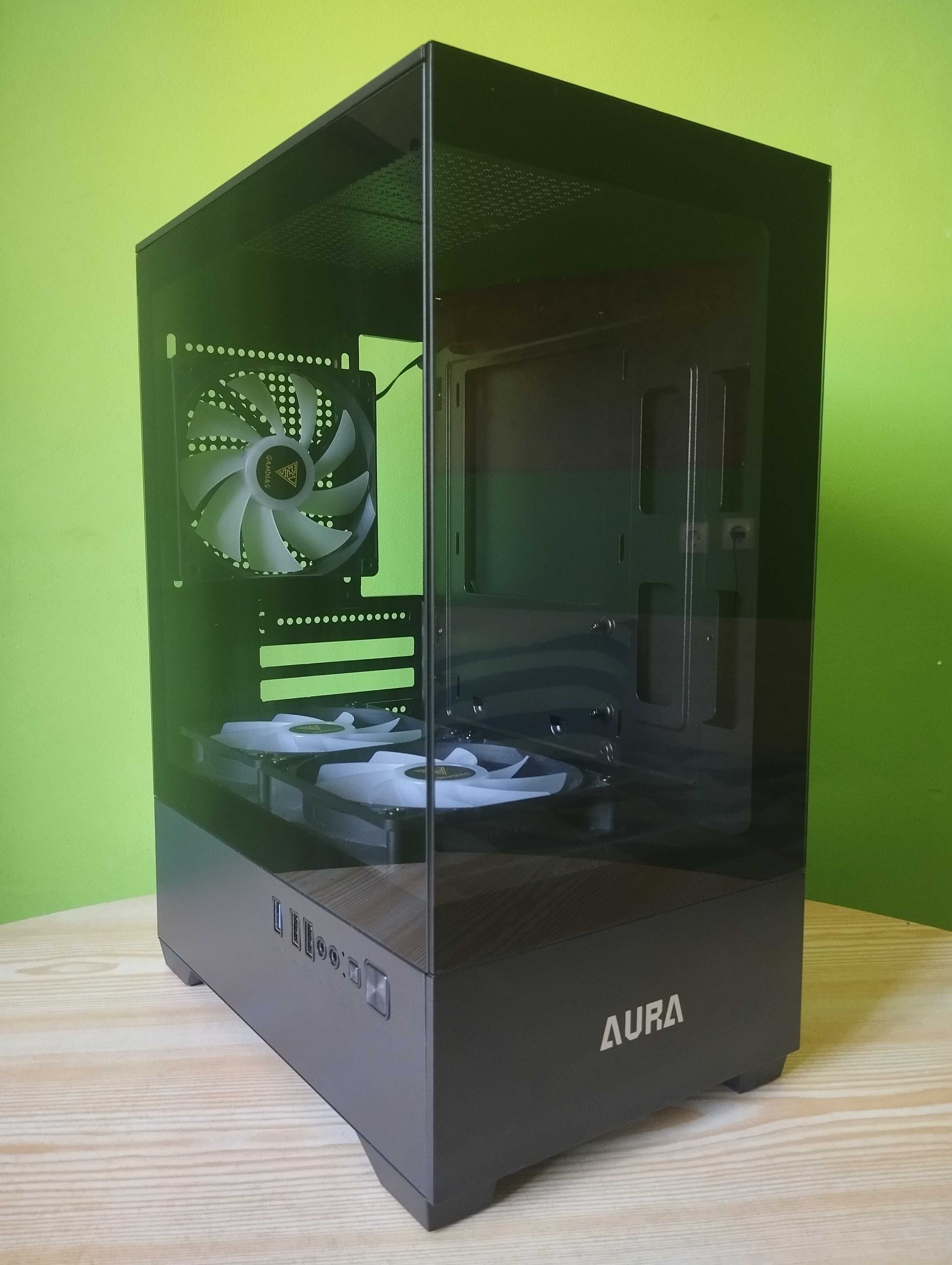 Нова кутия за компютър Gamdias AURA с 3 RGB вентилатора и гаранция