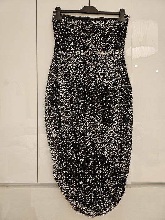 Roberto Cavalli официална  рокля с пайети  S