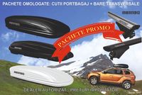 Pachet Cutii Portbagaj Auto MENABO & YAKIMA + Bare Transversale, Noi cu Factura & Garantie_Pret Importator