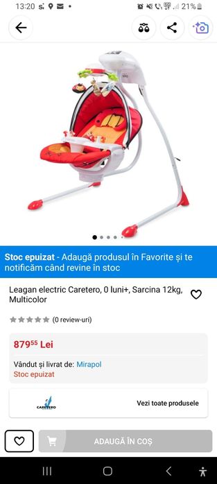 Leagan electric Caretero