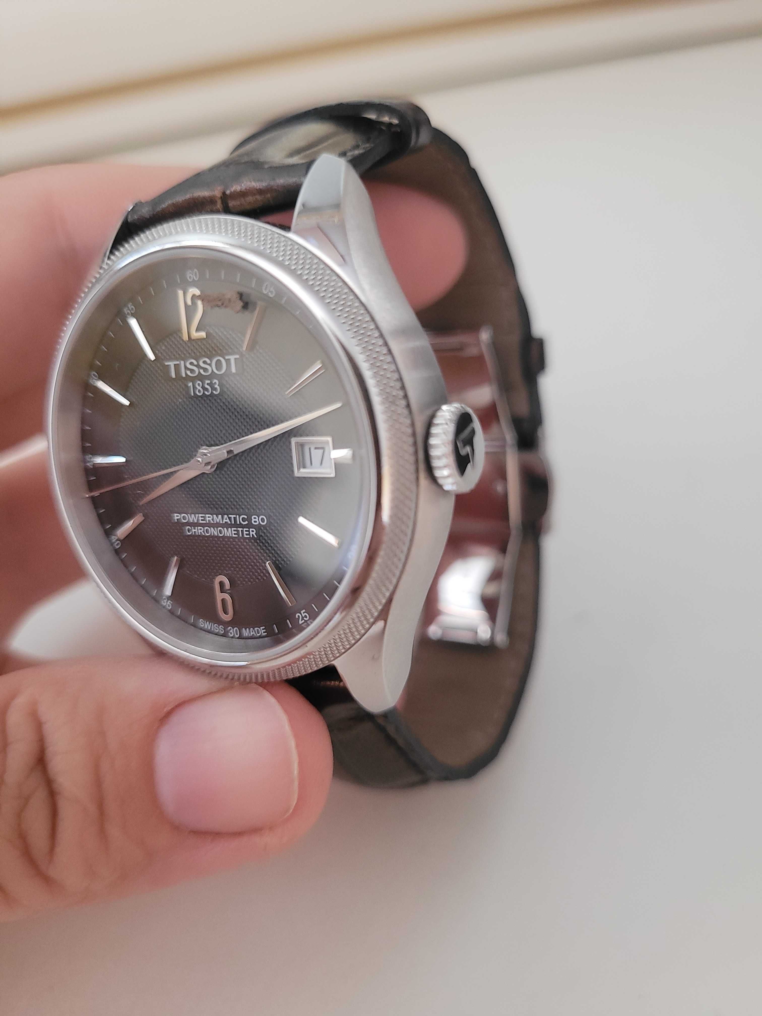 Швейцарские часы Tissot original, подарок для мужчин,бронзовый ремешок