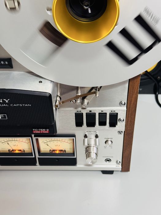 Magnetofon de colecție SONY TC-756-2,bias&EQ,benzi pe 26cm,Japan