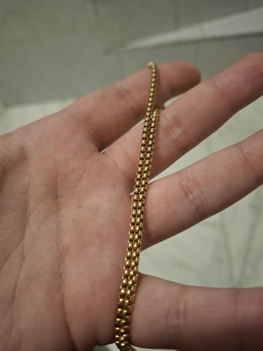 Lanț 18k 7.5grame, si cercei VERSACE 18k 3 grame