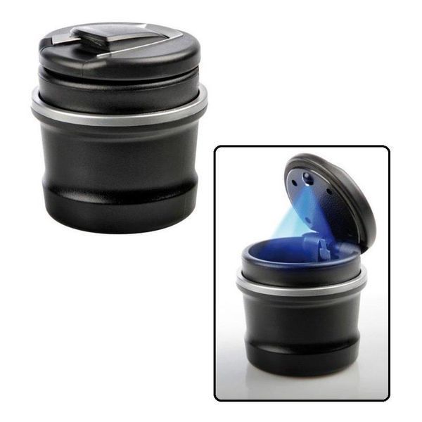 Пепелник за кола с ЛЕД лампа в две части- 3422