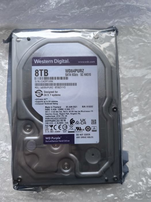 Жесткий диск HDD 8 TB Western Digital