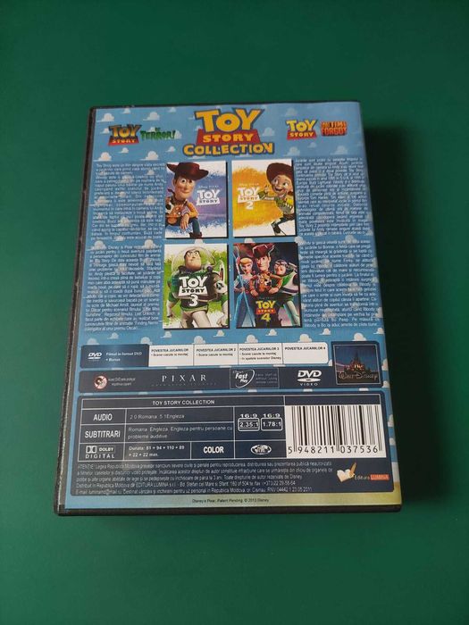 Povestea jucăriilor - Toy Story - 6 DVD - Dublate in limba romana