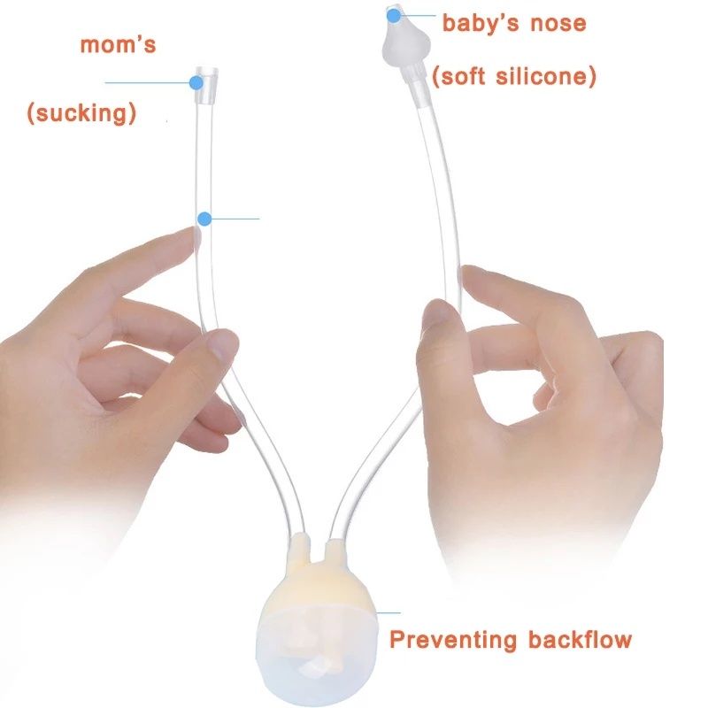 Sistem aspirator nazal manual curata nasul bebelusului sanatos si usor