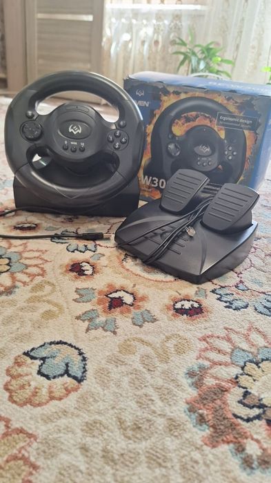 Игровой руль новый