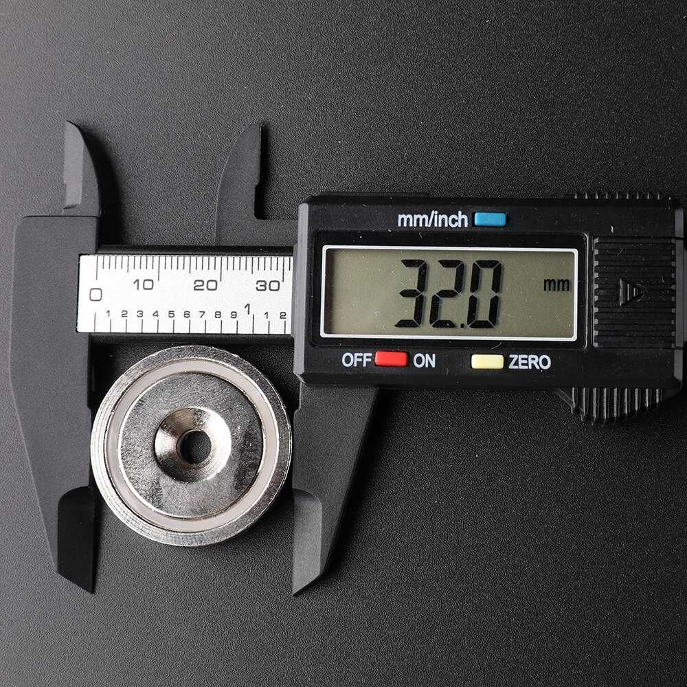 32mm 35кг Магнит за магнитен риболов, с кука (халка) Magnet fishing