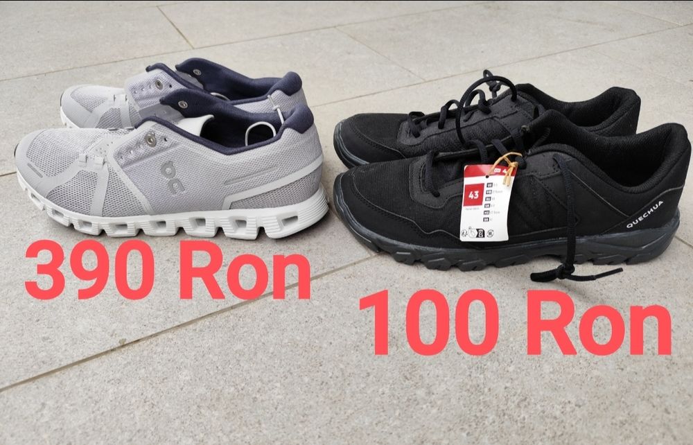 Adidas Swiss engineering NOI Marine 44 & QUECHUA sau SCHIMB