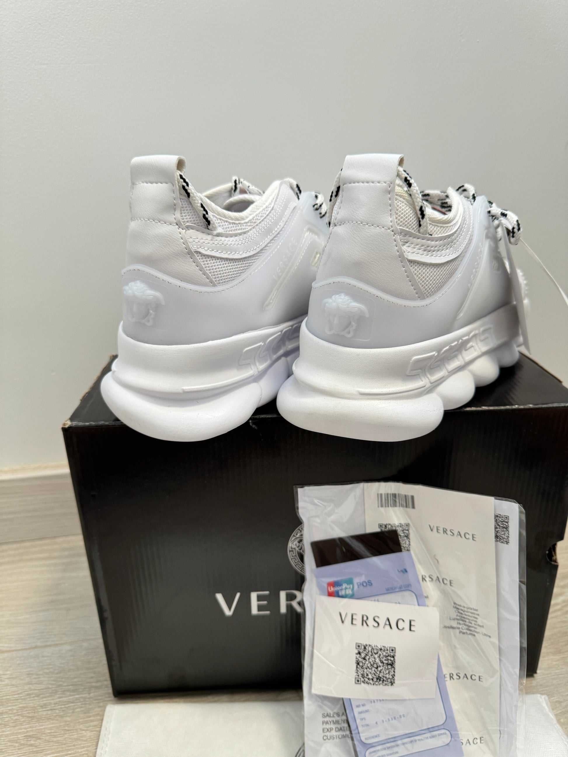 VRSC Chain Reaction "Triple White" sneakers - verificare gratuita