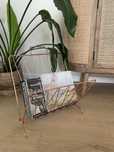 Suport de reviste de meral, Present Time Living, rose gold