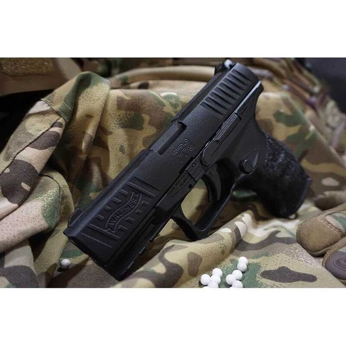 Pistol AutoAparare Walther PPQ Modificat 22J REALI!! Bile de CAUCIUC#