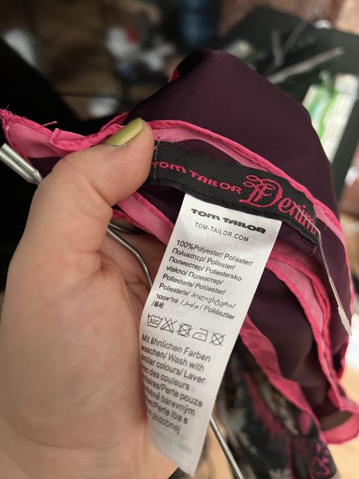 Голям цветен шал Tom Tailor