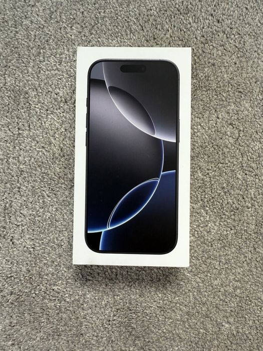 iPhone 16 pro 128Gb Black Sigilat