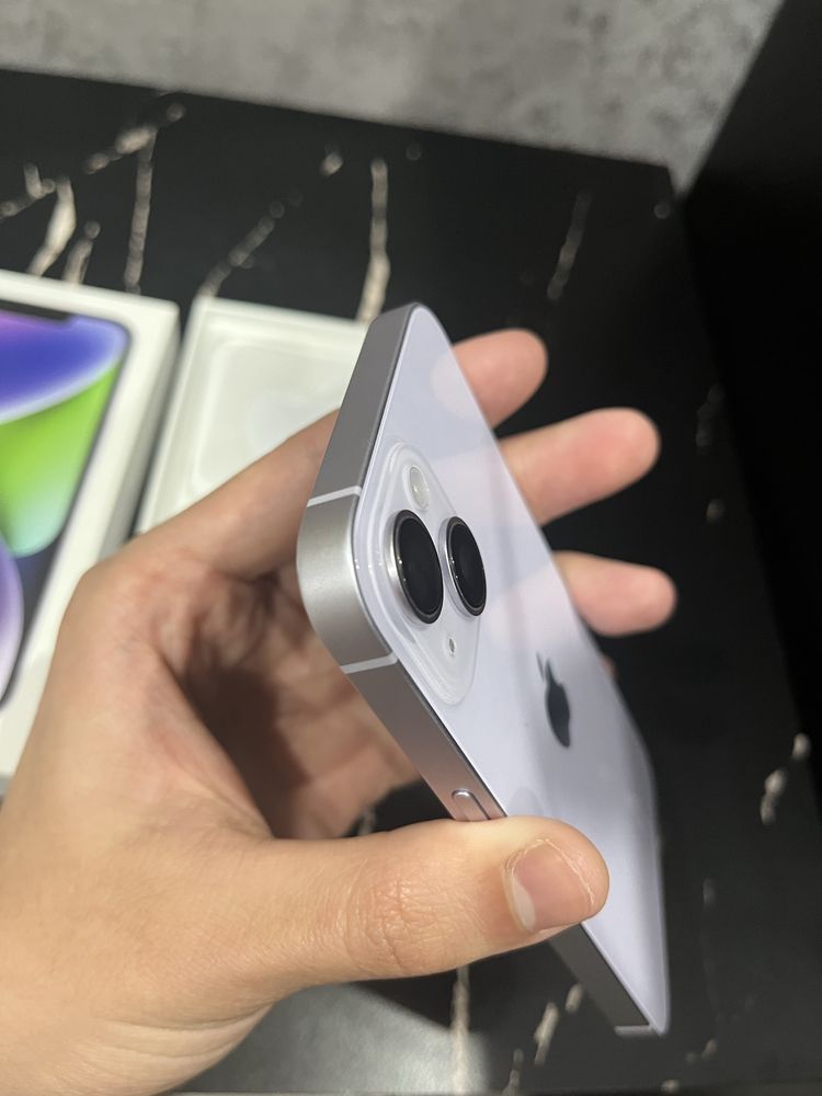 iPhone 14 128GB (Сиреневый) в идеальном состоянии