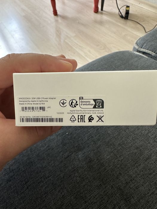 Адаптер с вход Type-C неразопакован ОРИГИНАЛЕН !