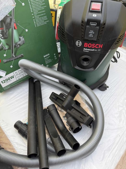 Aspirator umed și uscat Bosch - Advanced Vac 20, 1200W, 20 l