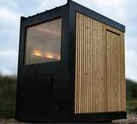 Sauna exterior cube