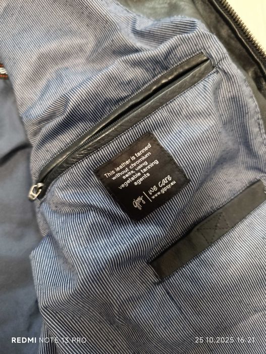 Gipsy By Mauritius''оригинално мъжко кожено яке 2ХЛ размер