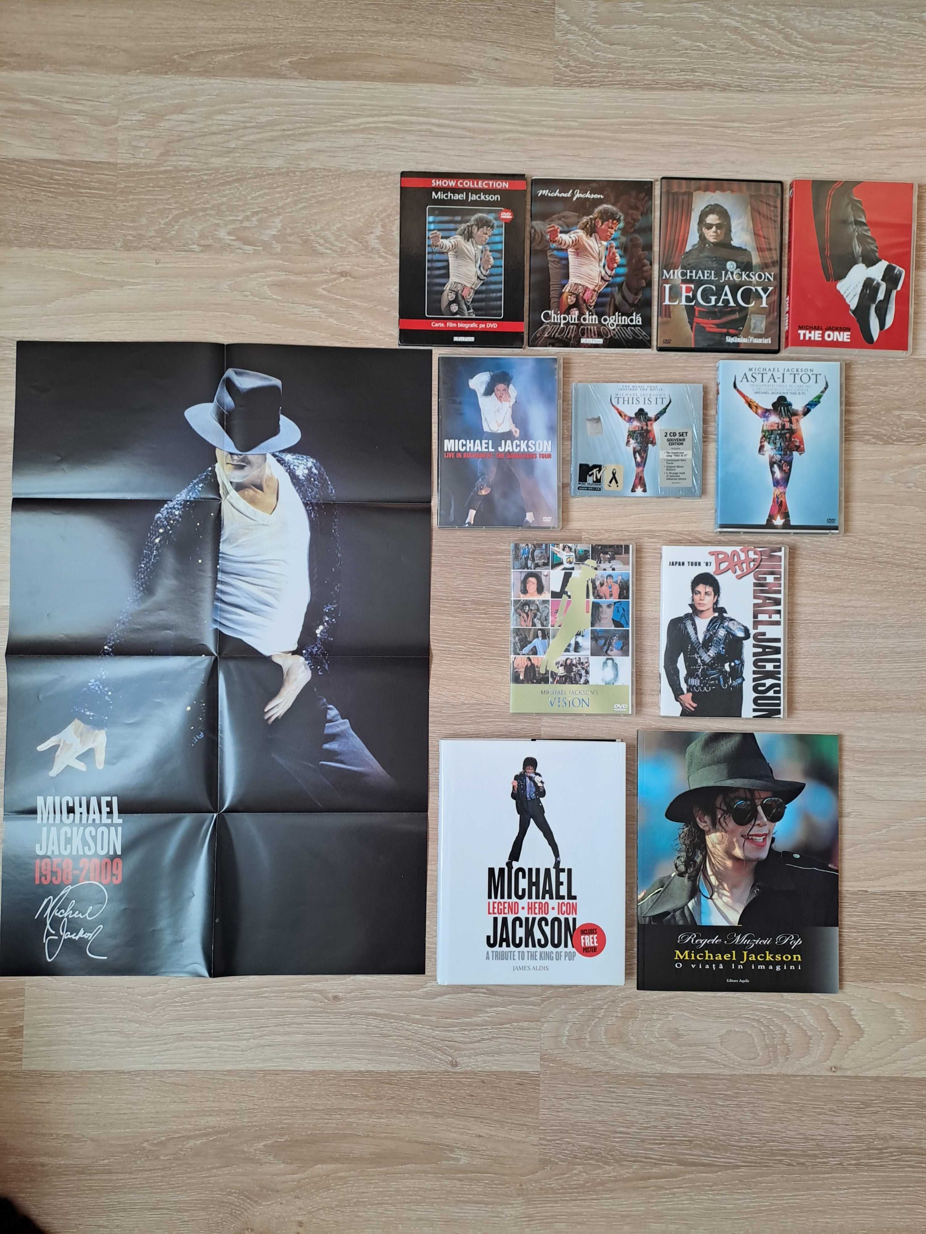 Colectie Michael Jackson - CD, DVD, carti, albume